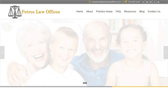 Desktop Screenshot of petroslawoffices.com