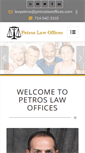 Mobile Screenshot of petroslawoffices.com